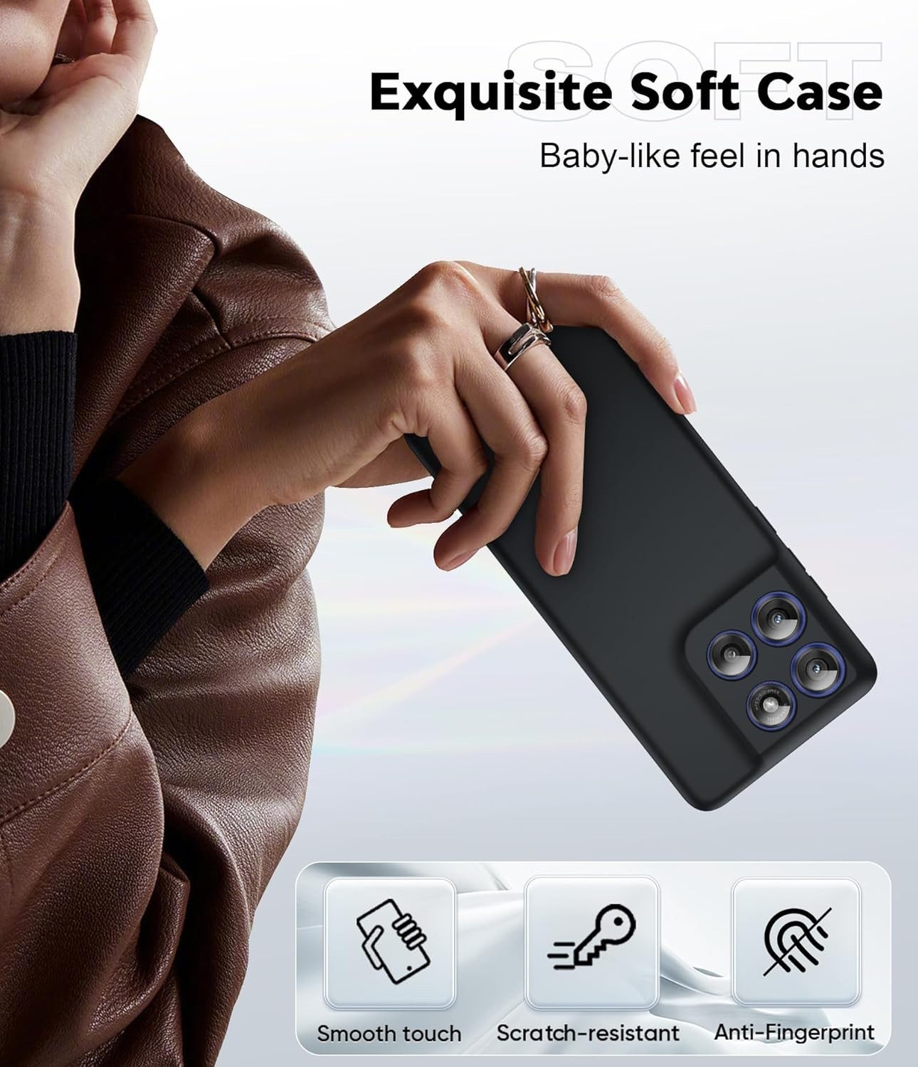 For Motorola Moto G Stylus 5G 2025/2026 Case with 2x Tempered Glass, Shockproof