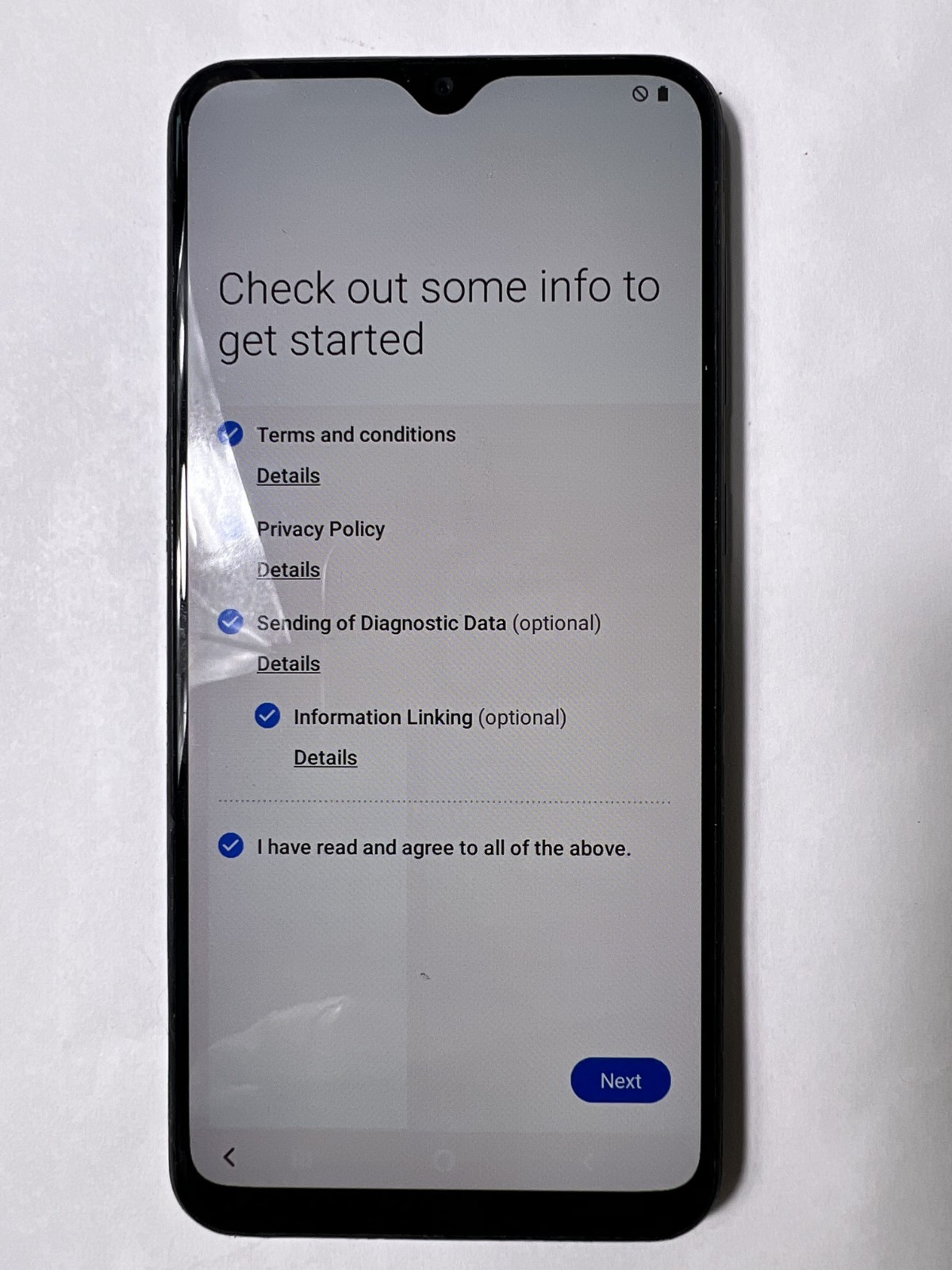 Samsung Galaxy A20 32GB A205U Boost Mobile Only Smartphone | Screen BURN AS-IS!!