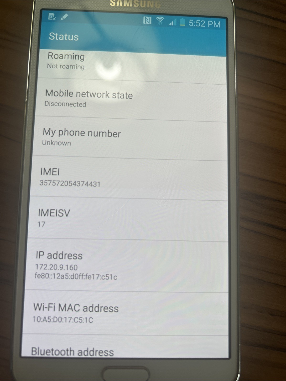 Samsung Galaxy Note 3 SM-N900A – 32GB – Used- White (AT&T) Smartphone