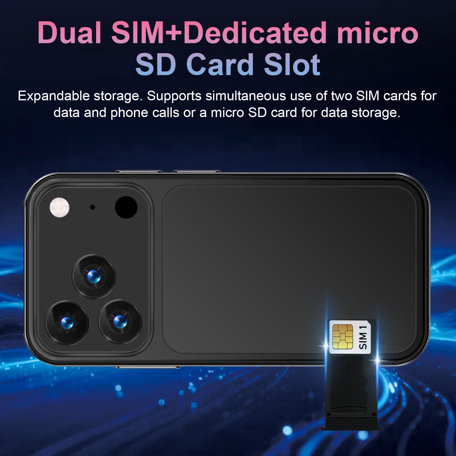 i17 Mini Smartphone 4GB+64GB Android Dual SIM 4G LTE Unlocked Cell Phone