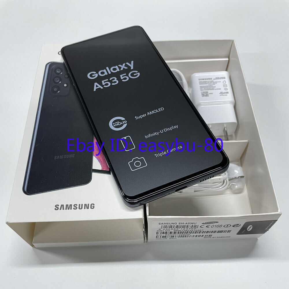 Unlocked Samsung Galaxy A53 5G SM-A536U 128GB+6GB 64MP New Sealed Multicolor