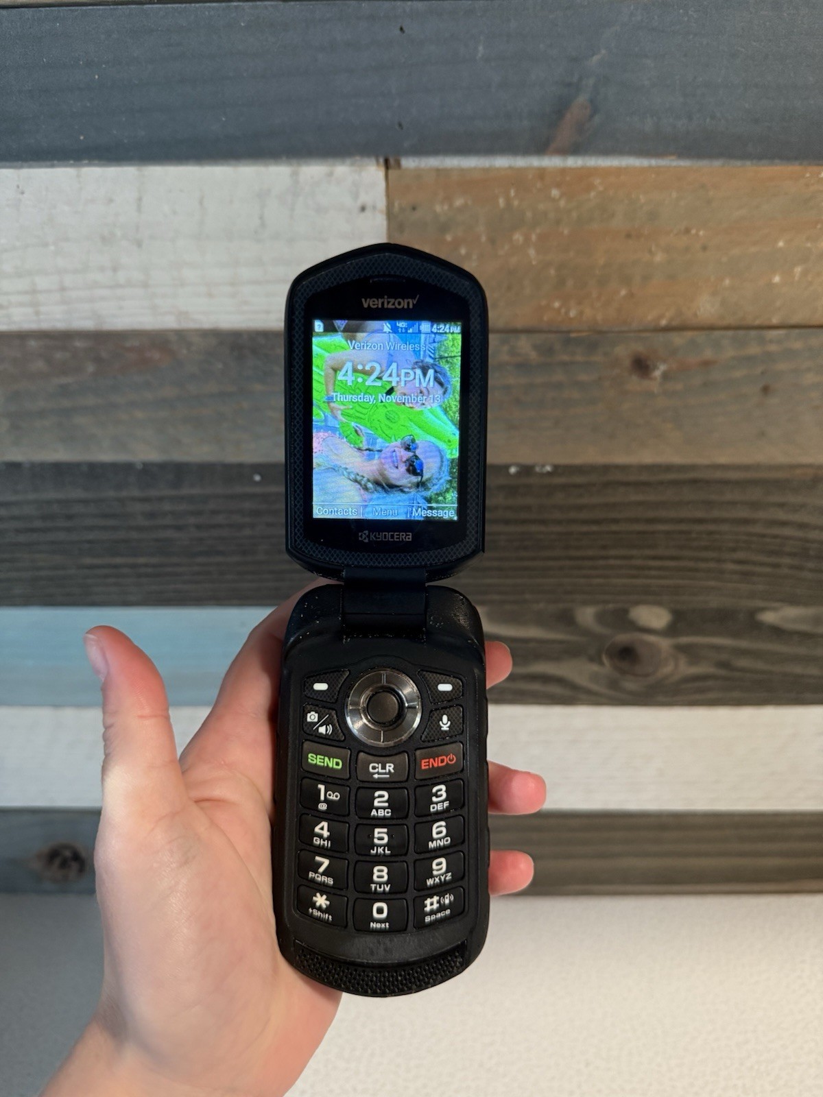 Kyocera DuraXV LTE (E4610) Flip Cell Phone Business Phone