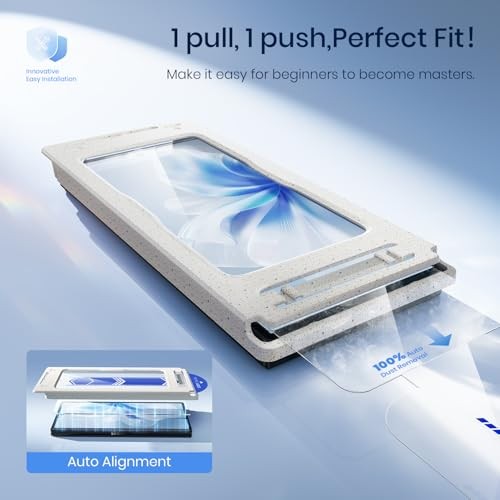 4 Pack Front Privacy Screen Protector & Camera Lens Protector for Samsung Galaxy