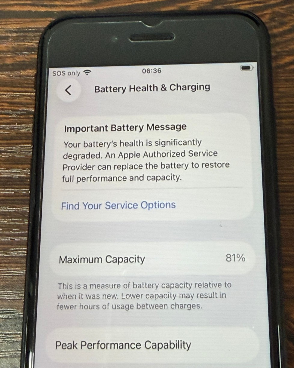 Unlocked Apple iPhone SE 2nd Gen 64GB Black – 81% Batt – Replacement LCD – Read