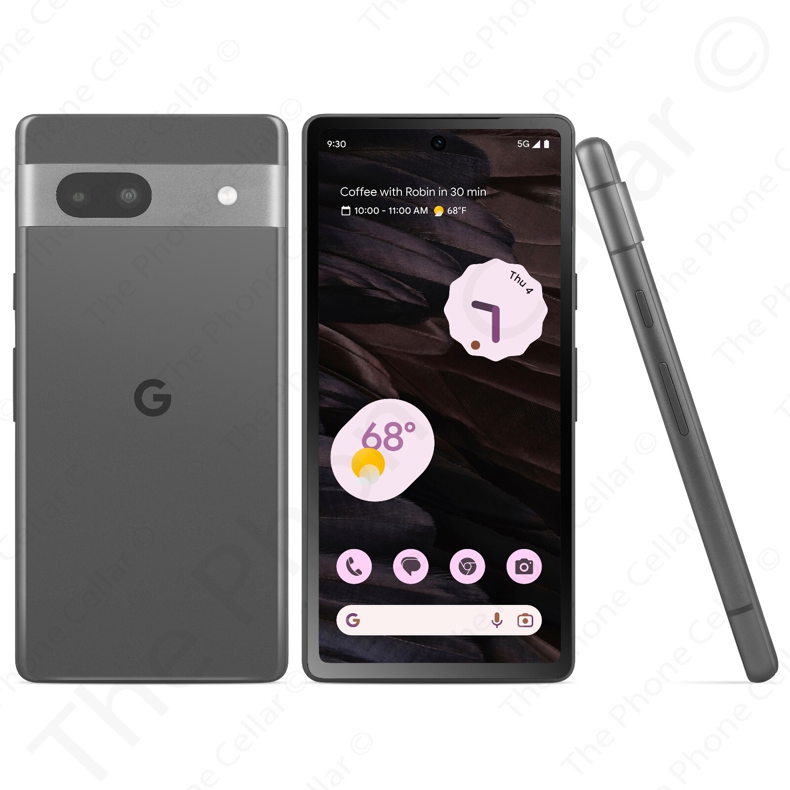 Google Pixel 7a 128GB Unlocked GA03694US 6.1” FHD+ 64MP NFC 5G Dual SIM Charcoal