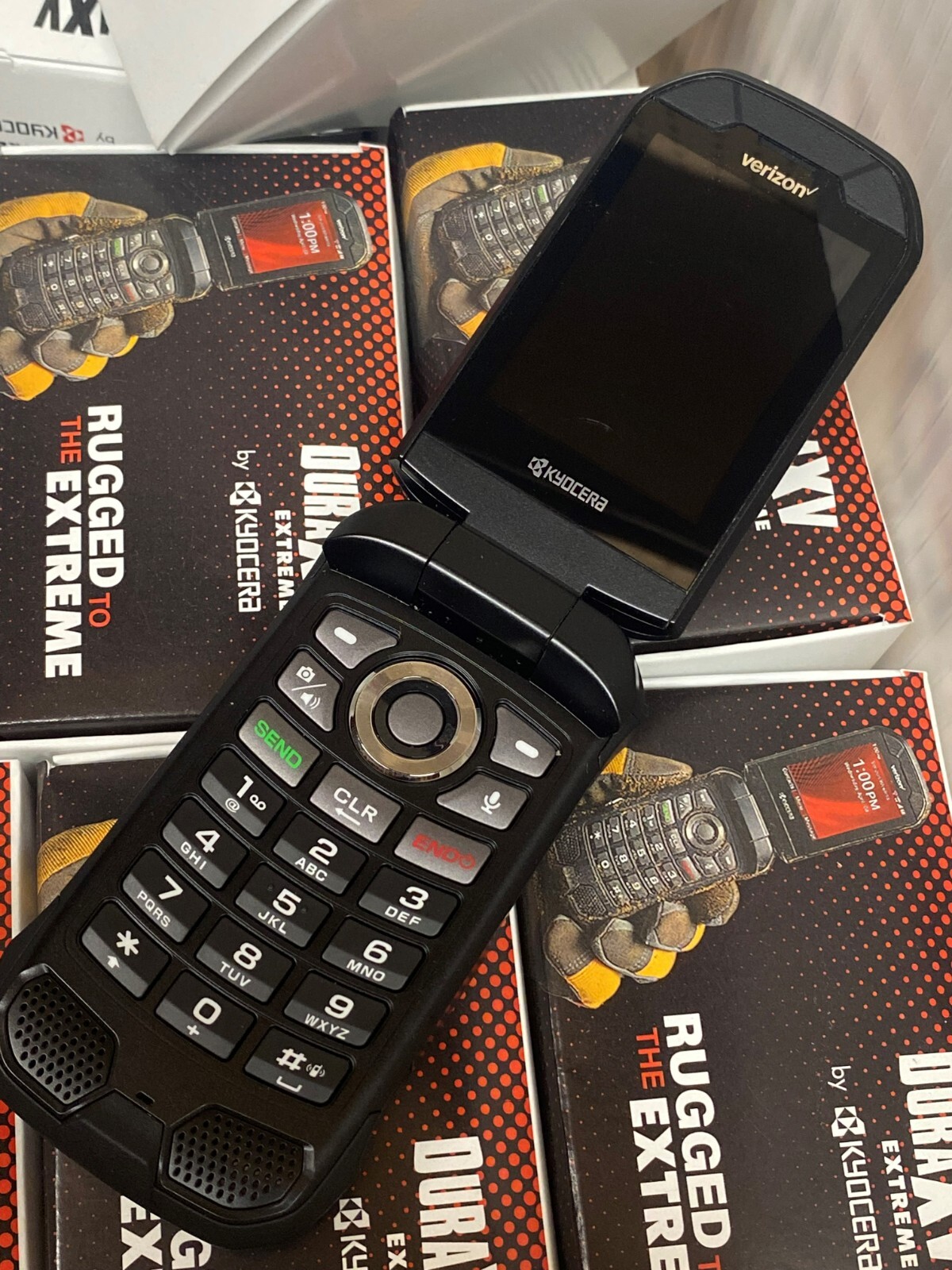 Kyocera DuraXV Extreme E4810 4G LTE Verizon Unlocked RUGGED Camera Flip Phone OB