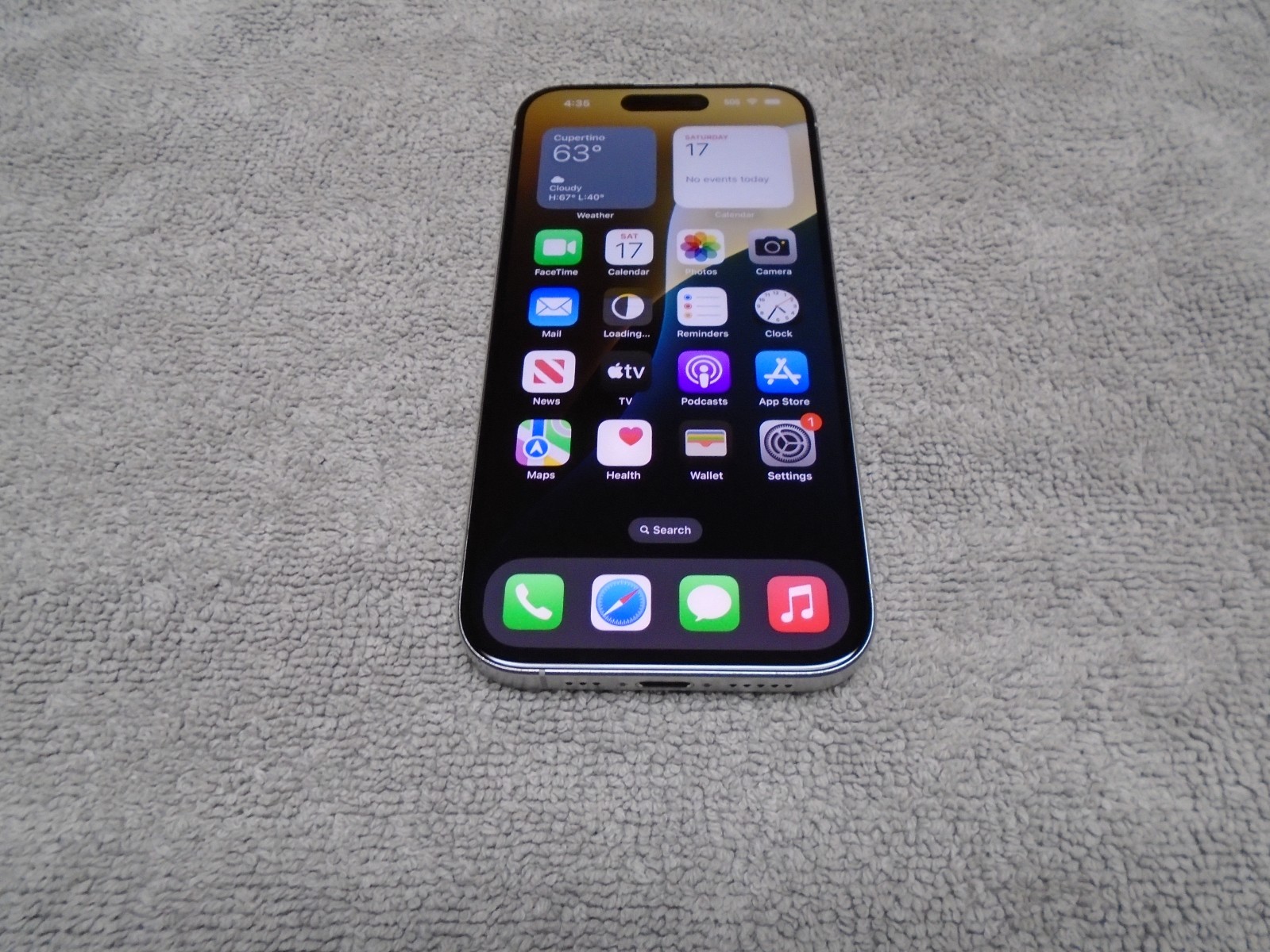 Apple iPhone 15 Pro, 128gb, Carrier Unlocked, White Titanium, Excellent!!!
