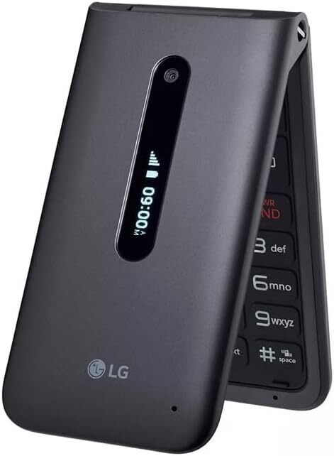 LG Wine 2 4G LTE 8GB Basic Camera Classic Flip Phone for T-Mobile (LM-Y120QM)