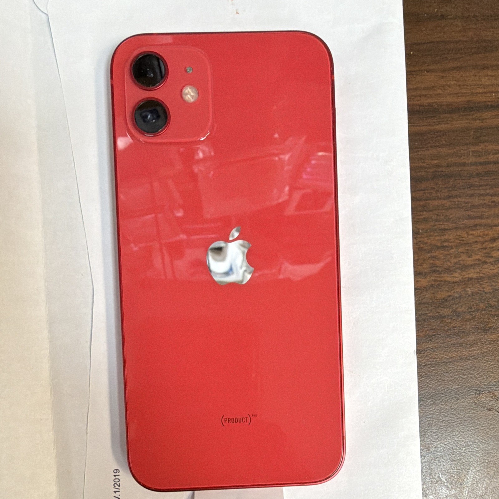 Apple iPhone 11 (PRODUCT)RED Red Smartphone, 12MP, Built-In Memory, Slate
