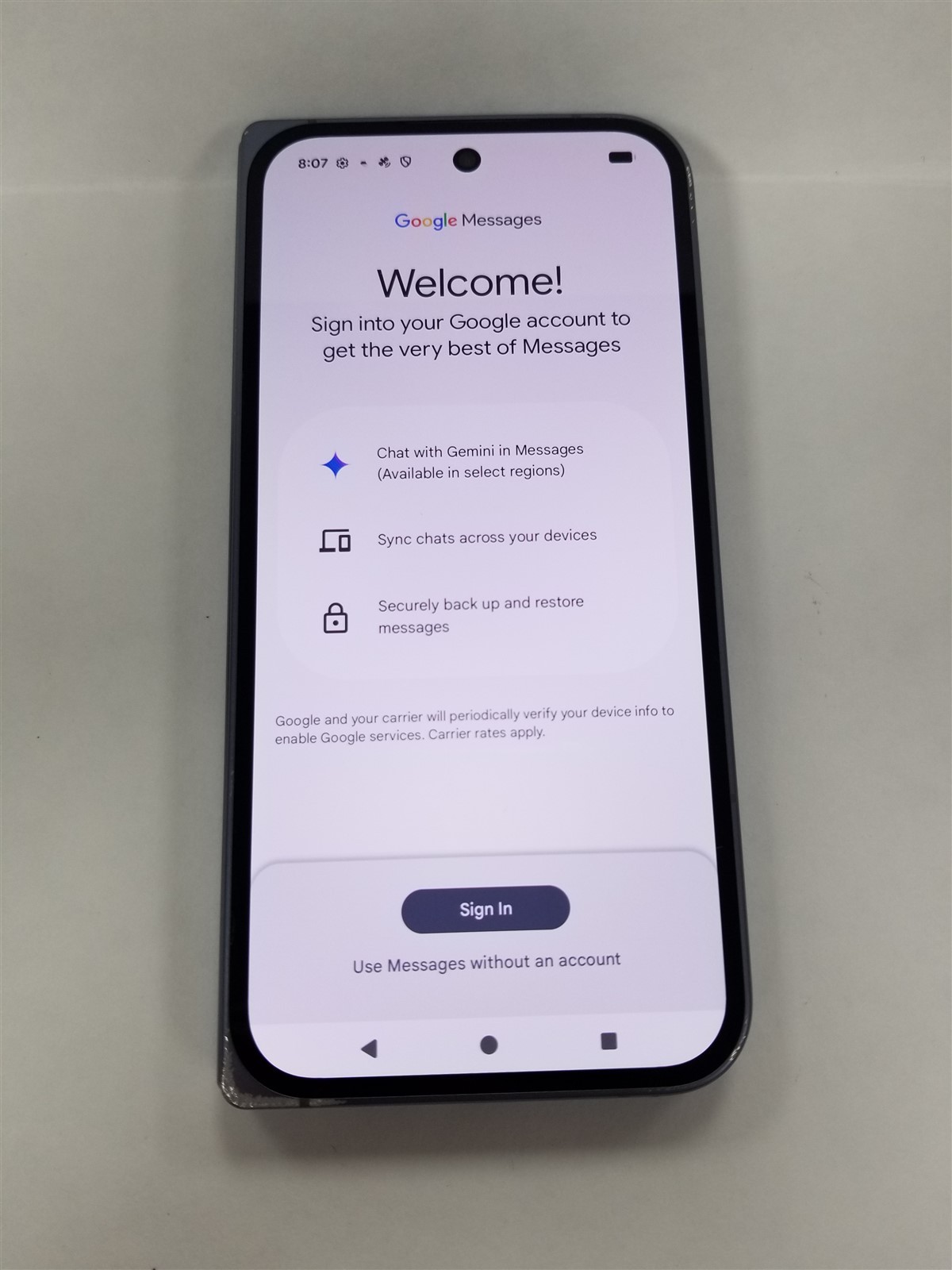 Google Pixel 10 Pro Fold 256GB Moonstone GU0NP (Unlocked) FullyFunctional DF8653