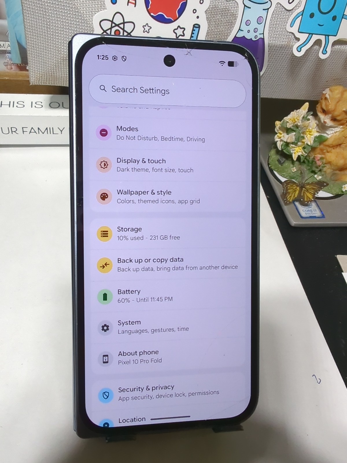 ⚠️READ⚠️ Google Pixel 10 Pro Fold 256GB – Moonstone Factory &OEM Unlocked, #6166