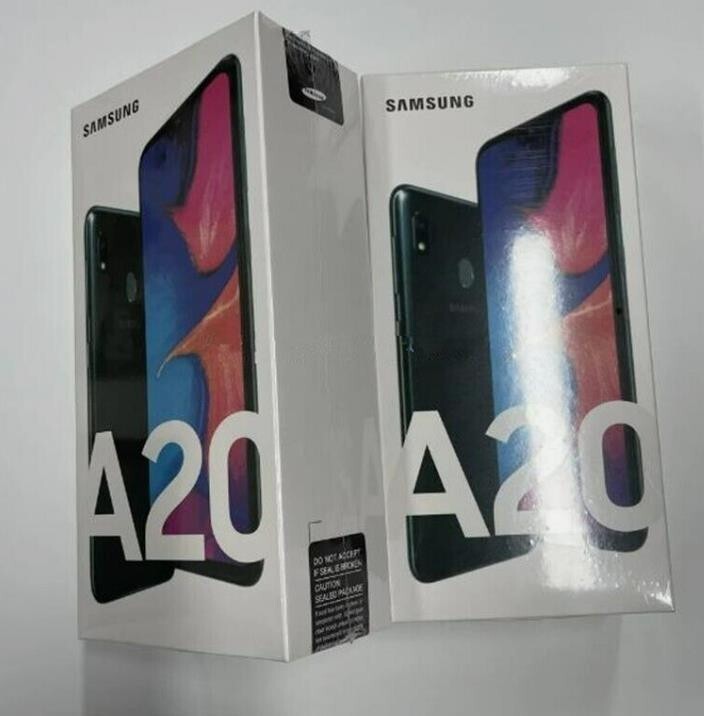 Samsung Galaxy A20 SM-A205U 32GB+ 3GB Black 6.4″ Unlocked Smartphone-New Sealed