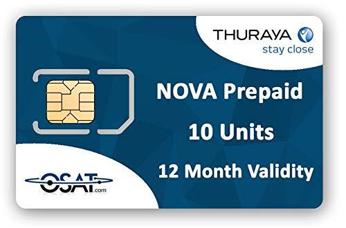 OSAT Thuraya Satellite Phone NOVA SIM with 10 Units (11 Minutes)