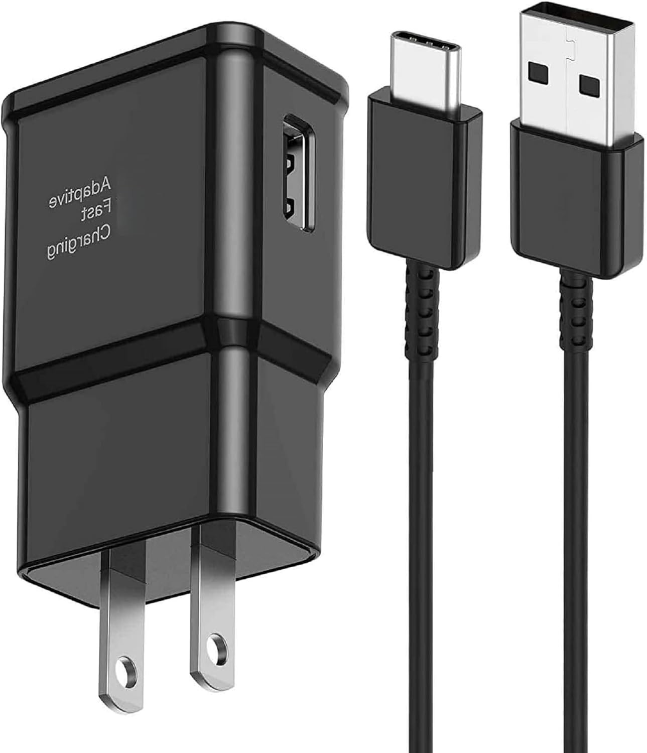 6FT Type-C Fast Charger Wall Adapter for Galaxy S9 S10 S20 S21 S22 S23