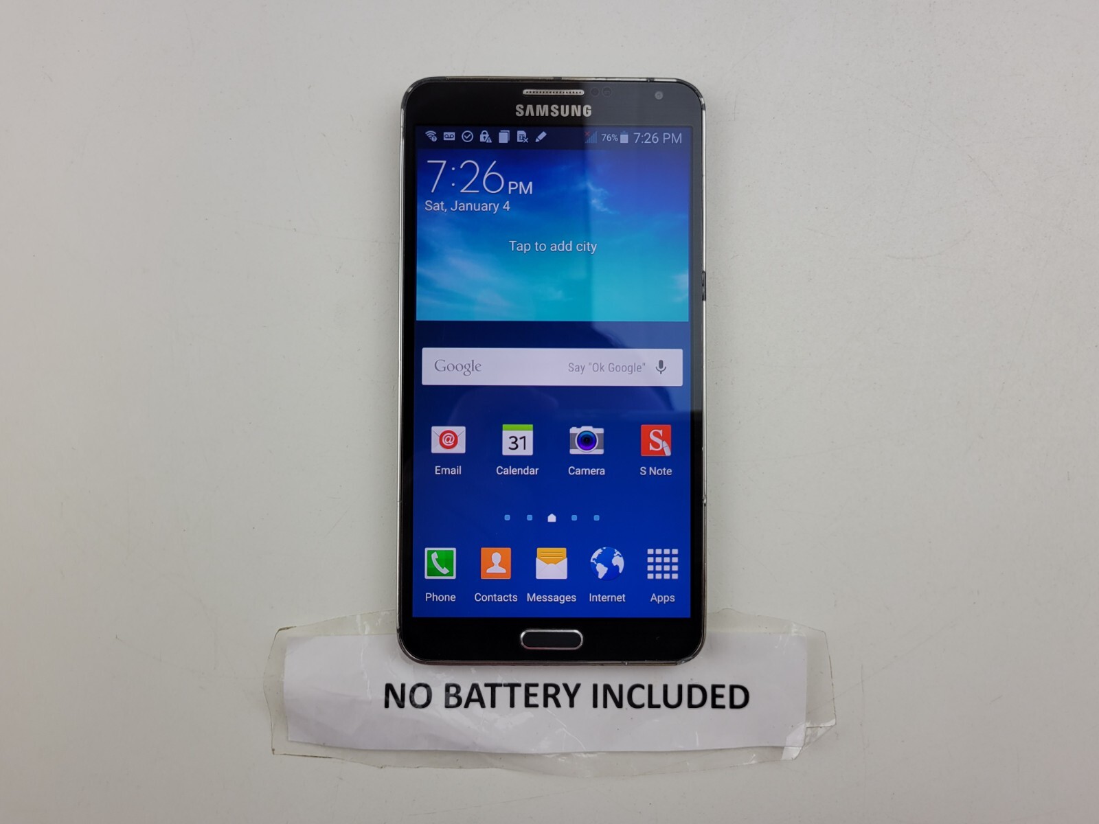 Samsung Galaxy Note 3 (SM-N900P) 32GB – Black (Sprint) Smartphone – H0216