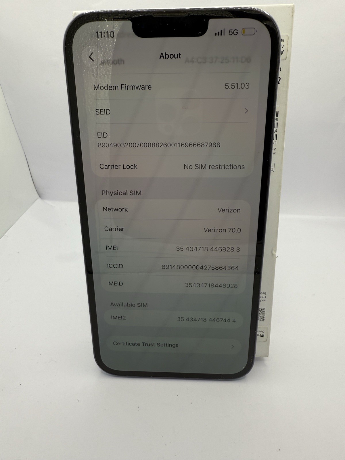 iPhone 13 Pro Max 128GB (Unlocked) Sierra Blue 9283