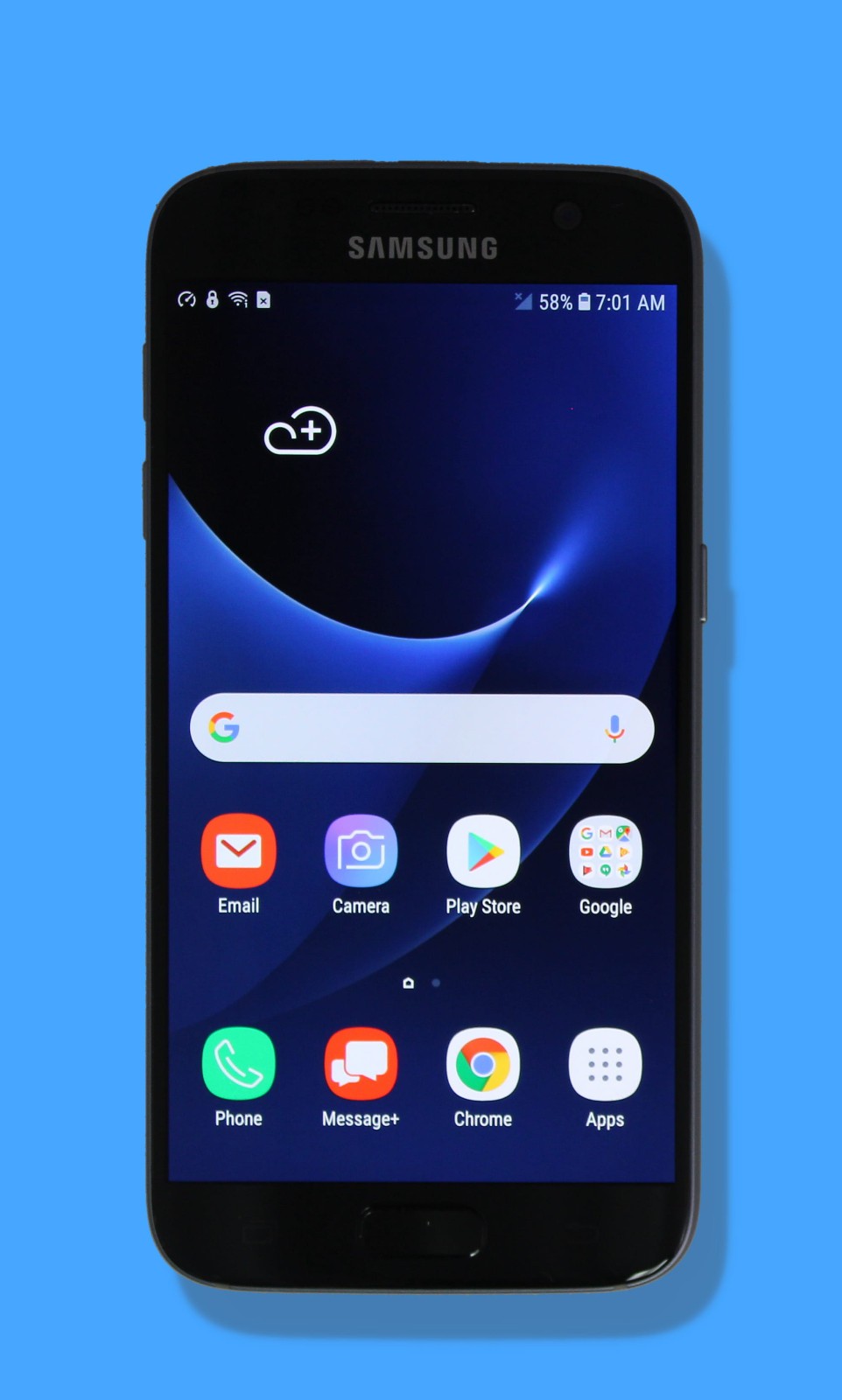 VERIZON SAMSUNG GALAXY S7 SM-G930V 32GB SMARTPHONE BLUE