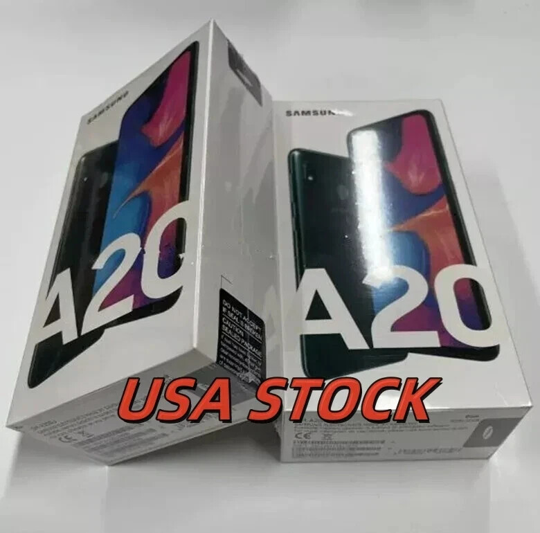 Samsung Galaxy A20 SM-A205U 32GB+ 3GB Black 6.4″ Unlocked Smartphone-New Sealed