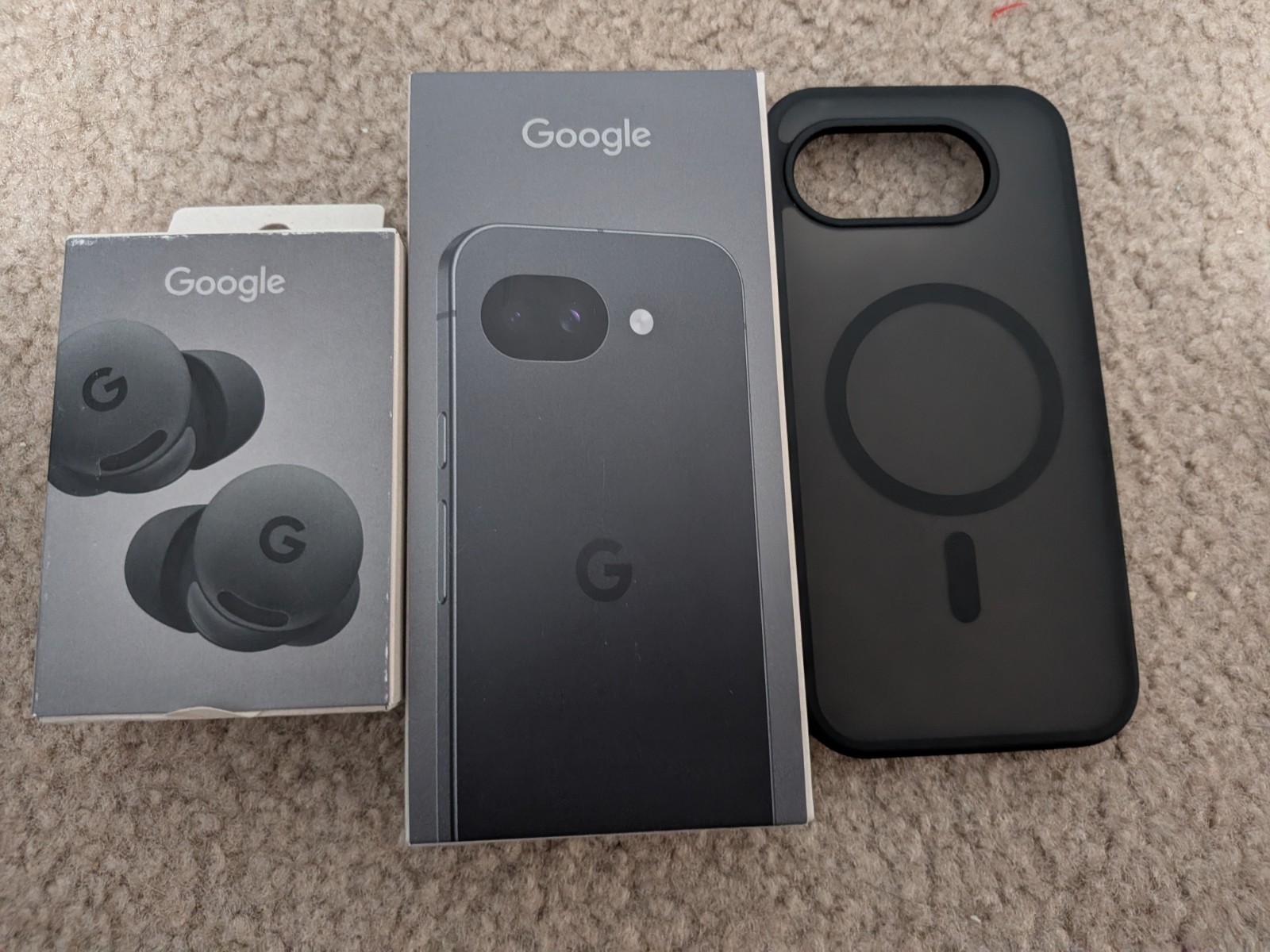 Google Pixel 10a 128GB – Obsidian – Factory Unlocked – With Pixel Buds 2a