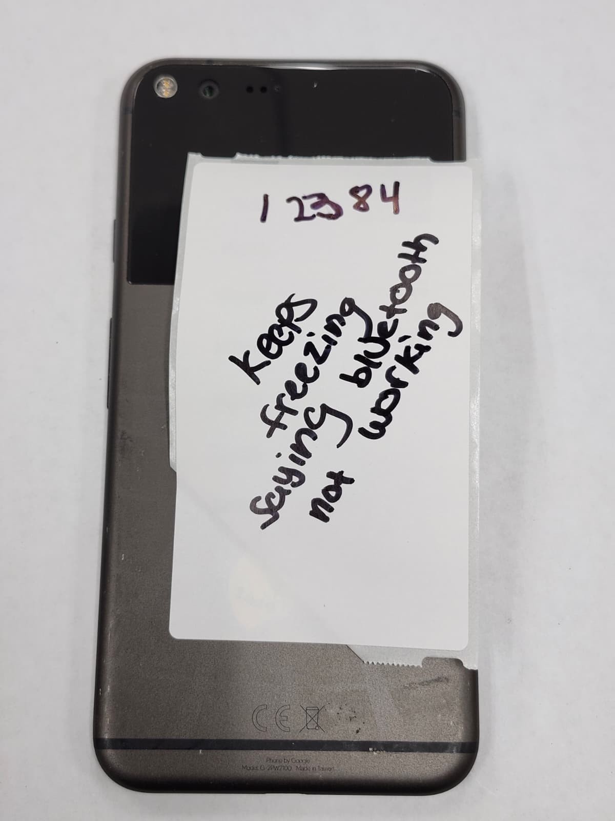 DEFECTIVE – Google Pixel XL – Black – Unknown – 12384