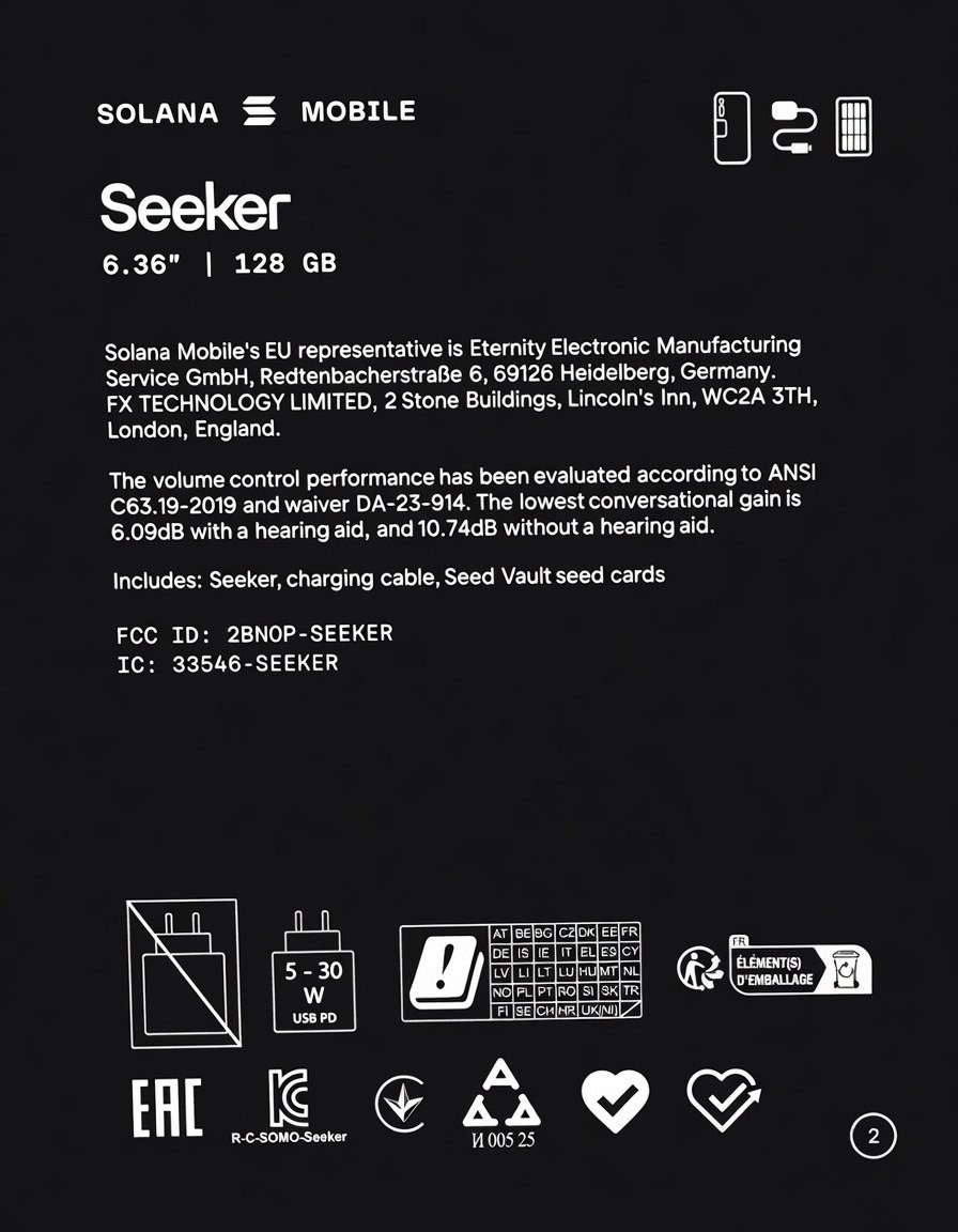 Solana Mobile Seeker 128GB – Mint/Sealed – Brand New Unopened
