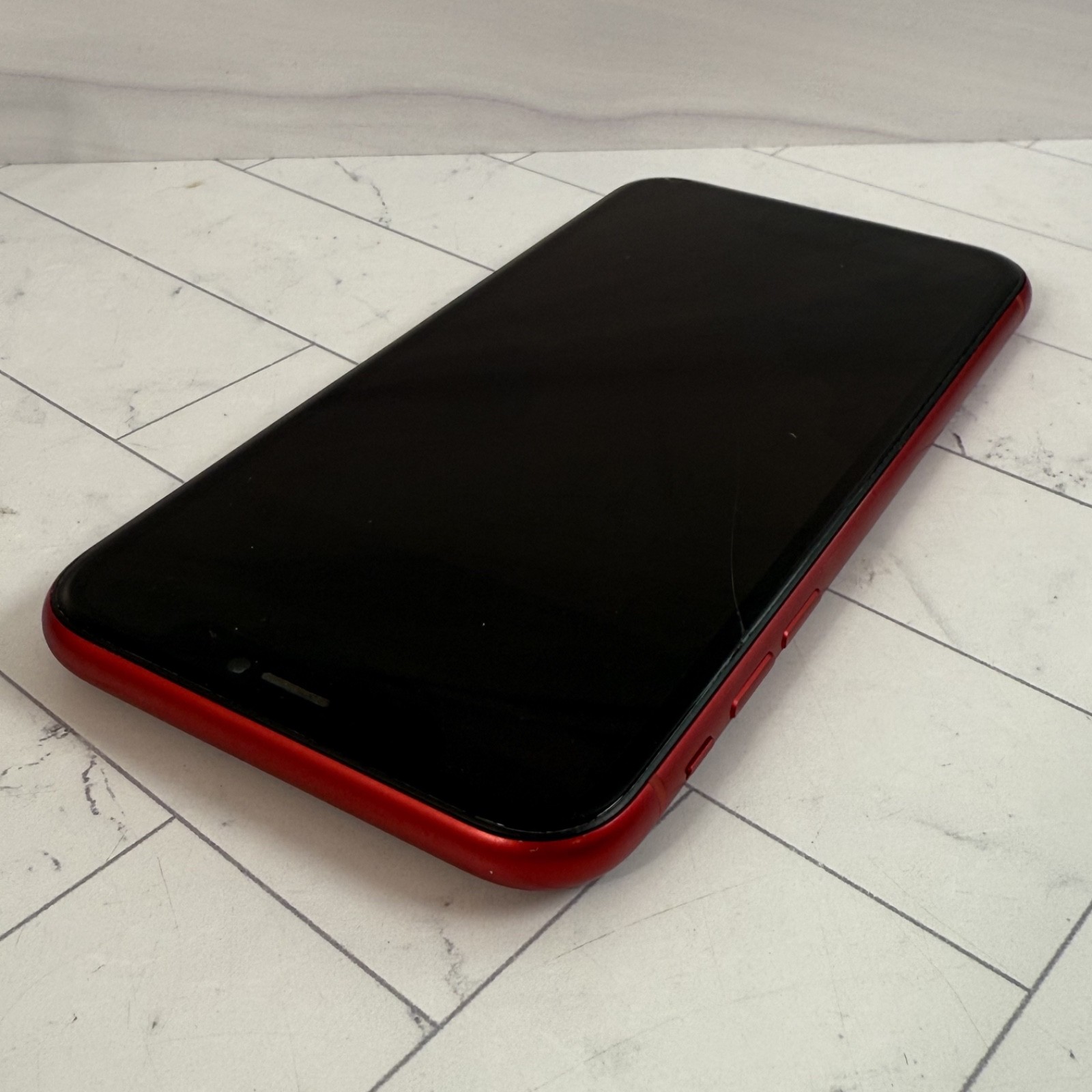 Cracked Screen LCD Apple iPhone XR 128 GB Spectrum Red A1984 #H261