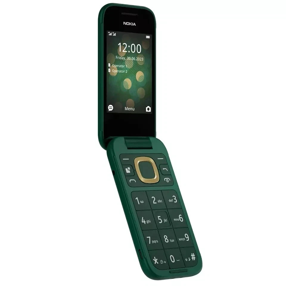Nokia 2660 Flip 4G Dual-SIM 128MB+48MP 4 Colors Unlocked Flip Mobile Phone