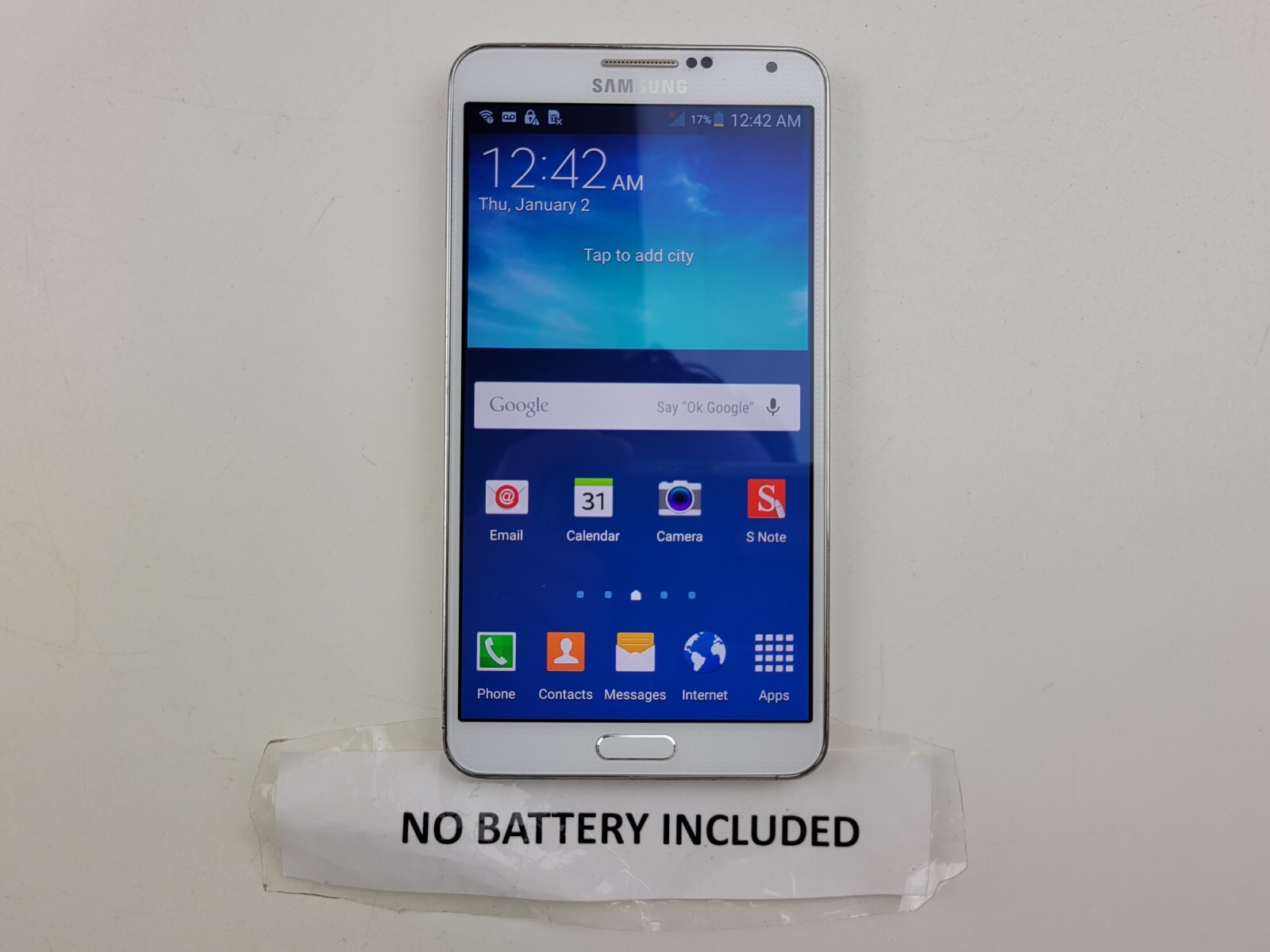 Samsung Galaxy Note 3 (SM-N900P) 32GB – White (Sprint) Smartphone – J9350