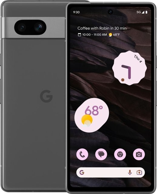 Google Pixel 7a G0DZQ Unlocked 128GB Charcoal C