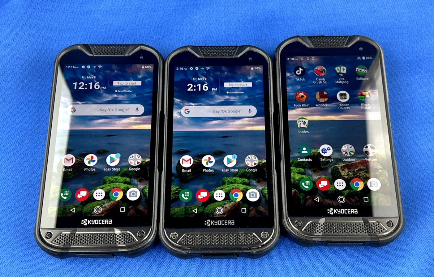 LOT 3x Kyocera DuraForce Pro E6910 Rugged Android Smartphone Tested Working