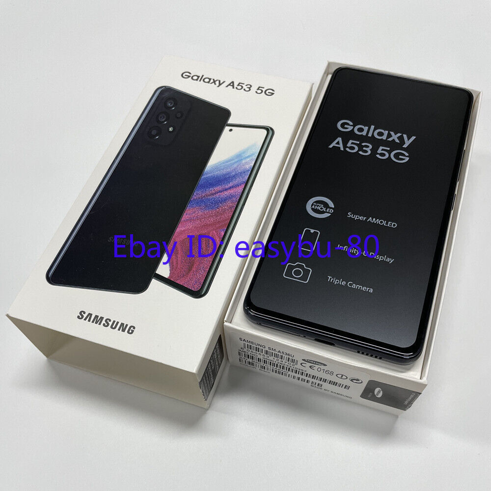 Unlocked Samsung Galaxy A53 5G SM-A536U 128GB+6GB 64MP New Sealed Multicolor