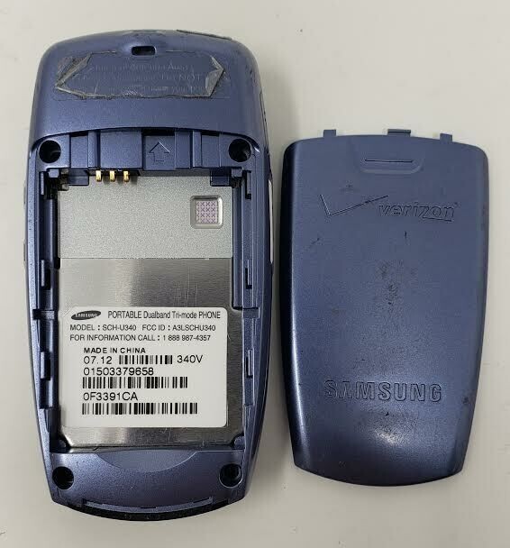 Samsung Snap Verizon Flip Clamshell Phone SCH-U340 Speakerphone MP3 Simple Easy