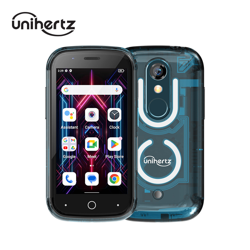 Unihertz Jelly Star Android 13 4G Blue Smartphone Unlocked With LED Light NFC