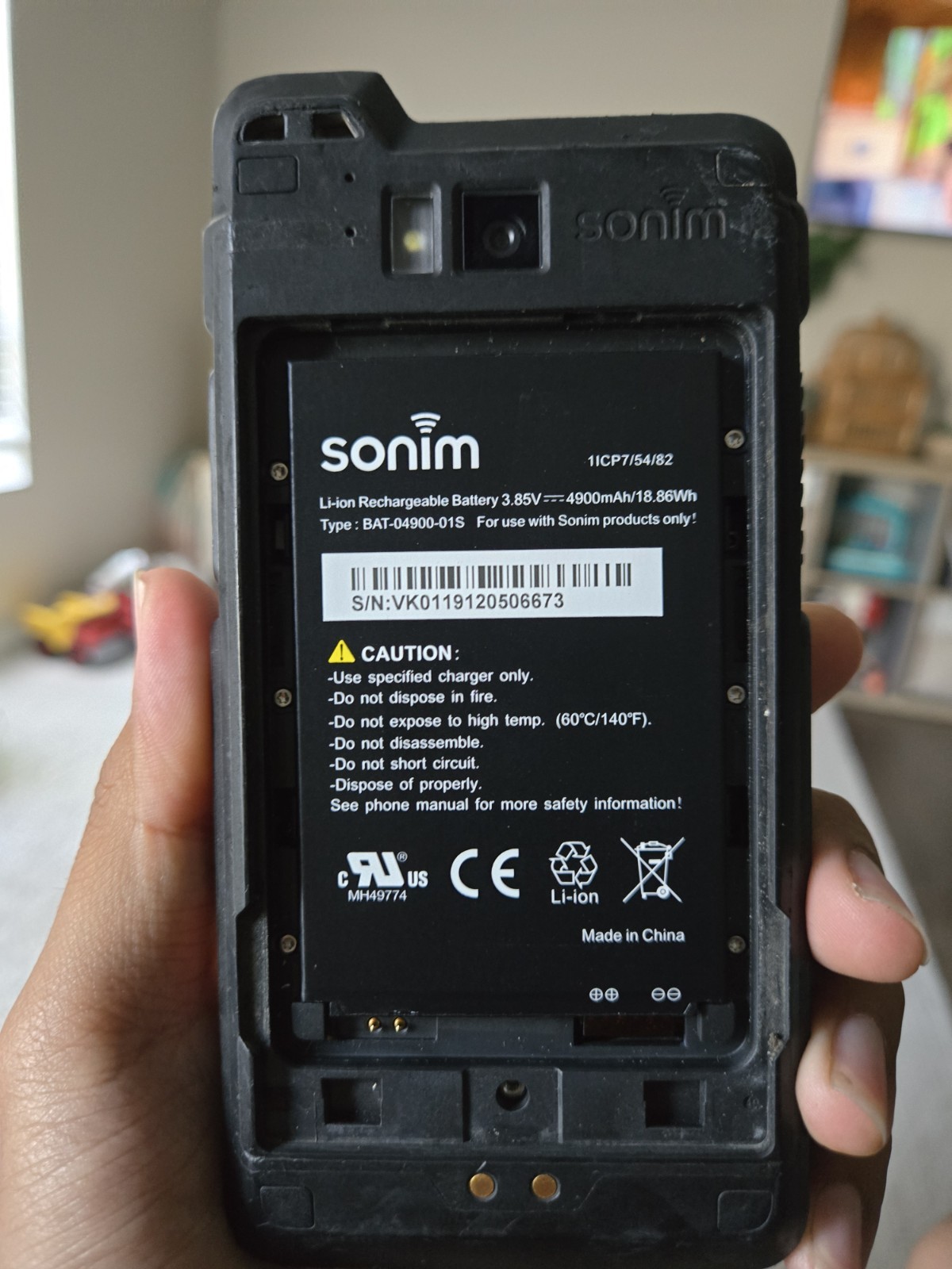 Sonim XP8 XP8800 Verizon (CDMA & GSM) 64GB PTT Rugged Android RYDER LOCKED READ!