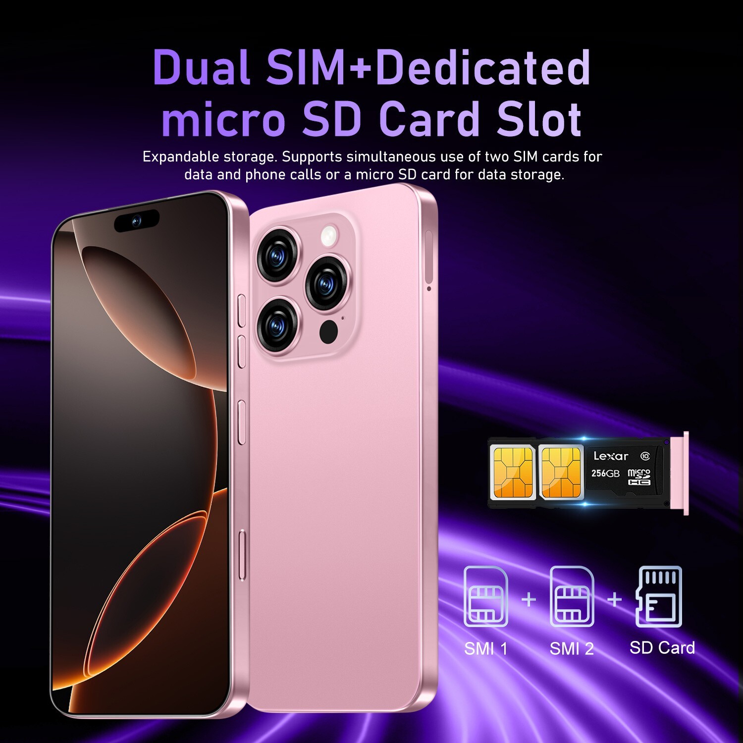 GAMAKOO G16 Pro Max 256G 5G Unlocked Cell Phone Dual Sim Android Smartphone