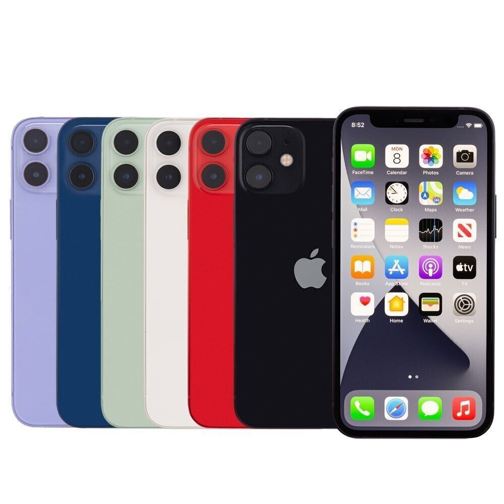 New Apple iPhone 12 Mini 5.4″ A2176 Factory Unlocked US STOCK All Carriers&Color