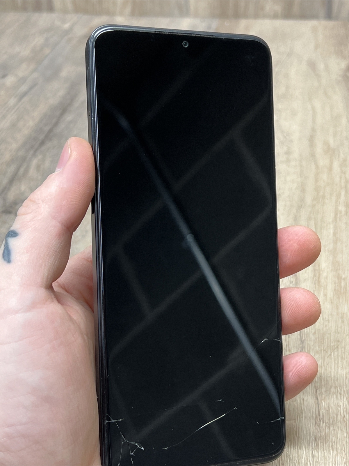 T-Mobile Revvl V Plus 5G 64GB Nebula Black *CRACKED SCREEN*