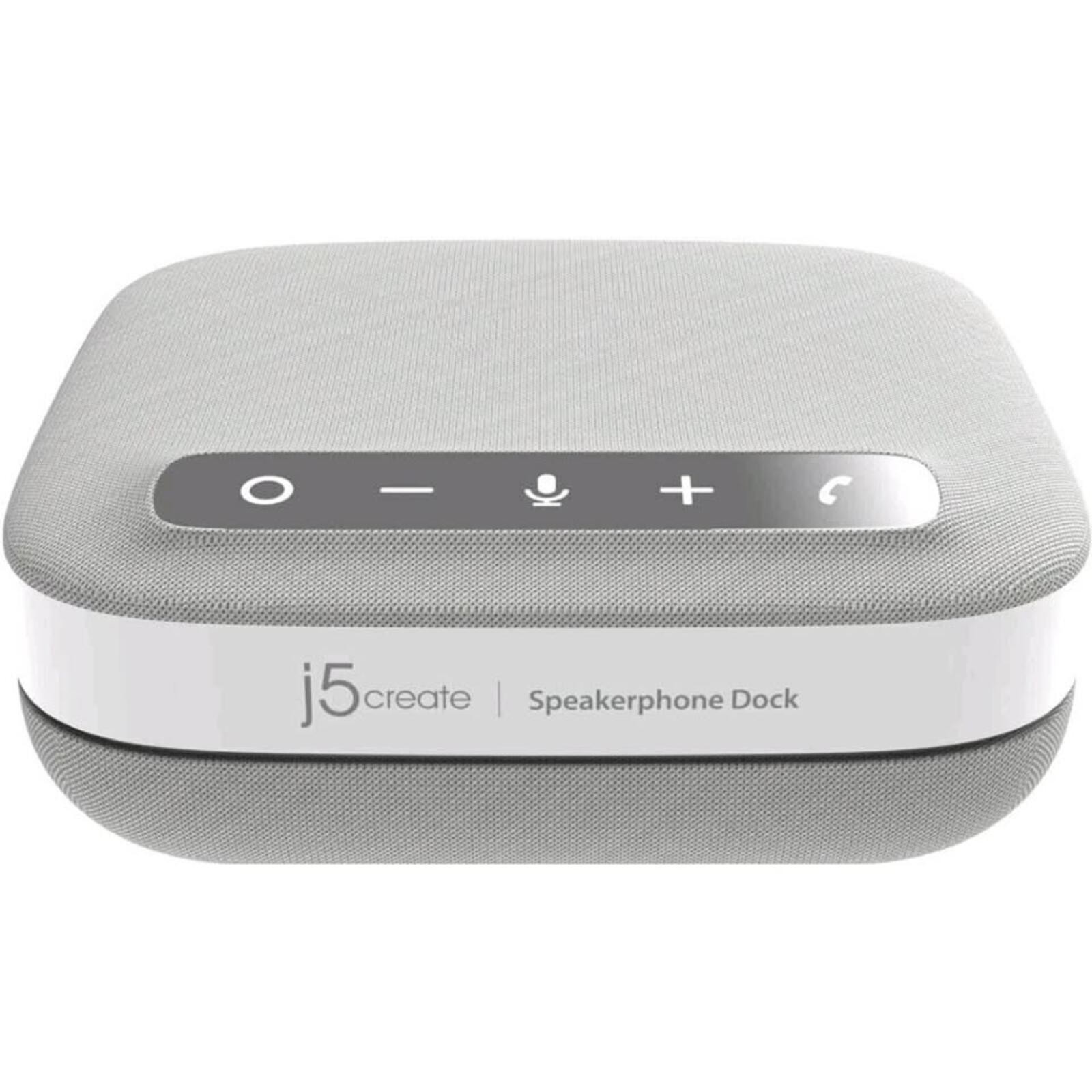 j5create – USB-C 4K Speakerphone Docking Station – Gray