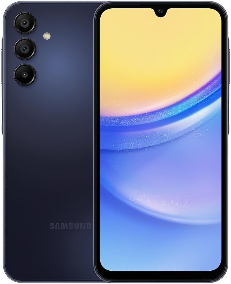 T-MOBILE – Samsung Galaxy A15 5G 128GB SM-A156U Blue Black Smartphone – OPEN BOX