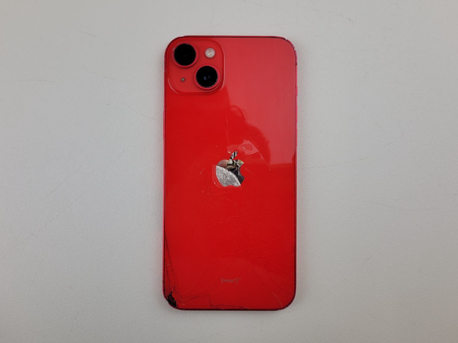 Apple iPhone 14 Plus (A2632) 256GB – Red (Unlocked) – POOR CONDITION – H7936