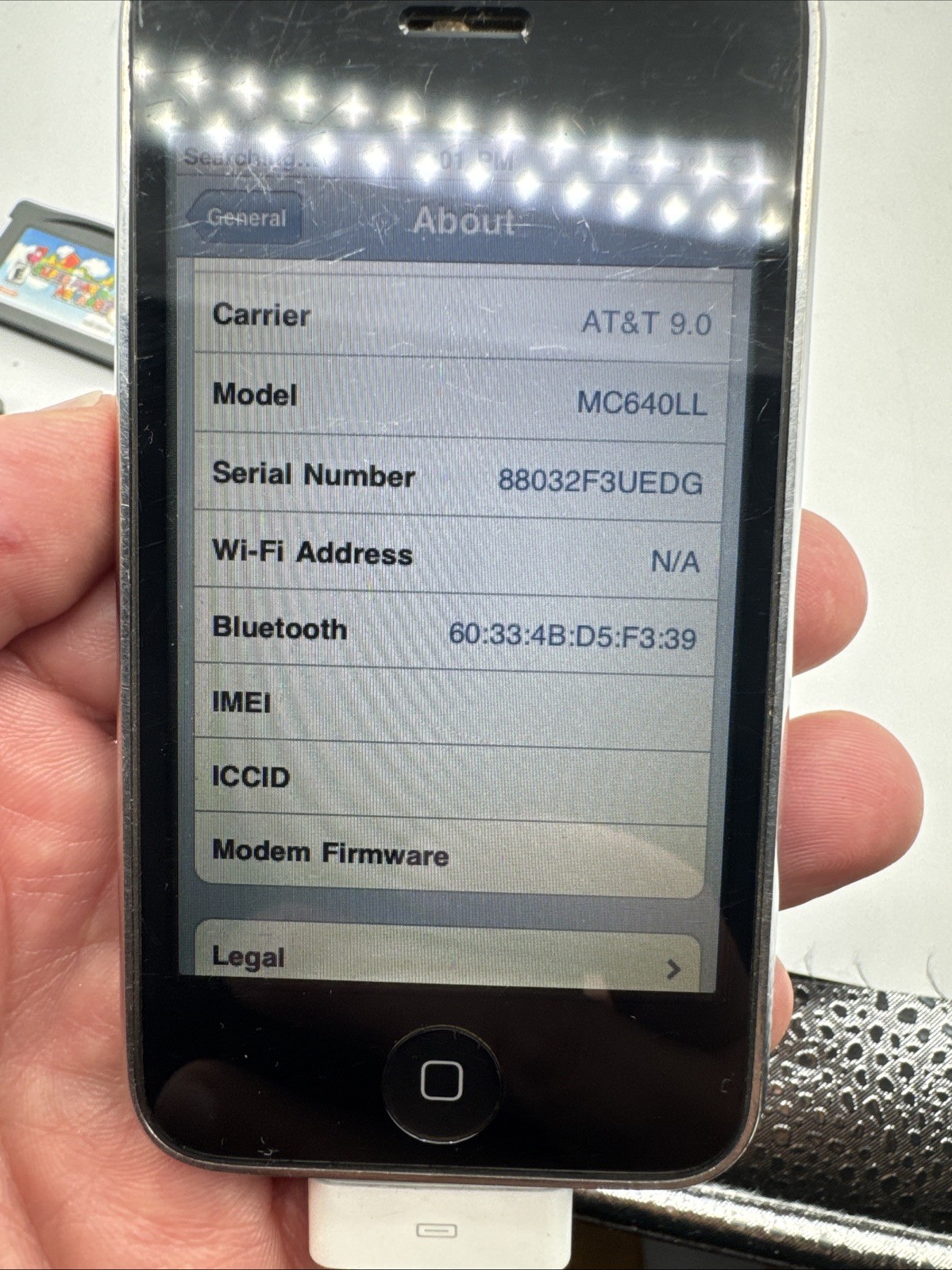 Apple iPhone 3GS 8GB Black A1303 AT&T GSM – iOS 4.2.1 Collectible Parts Only