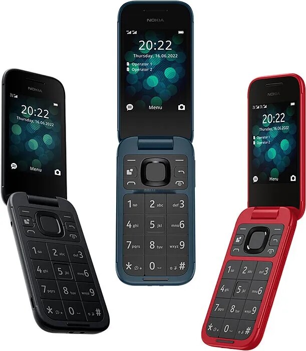 Nokia 2660 Flip Original 5.0MP 2.8″ Dual-SIM Flip Mobile Phone 4G LTE